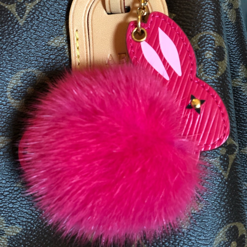 Louis Vuitton Rabbit Fur Bag Charm